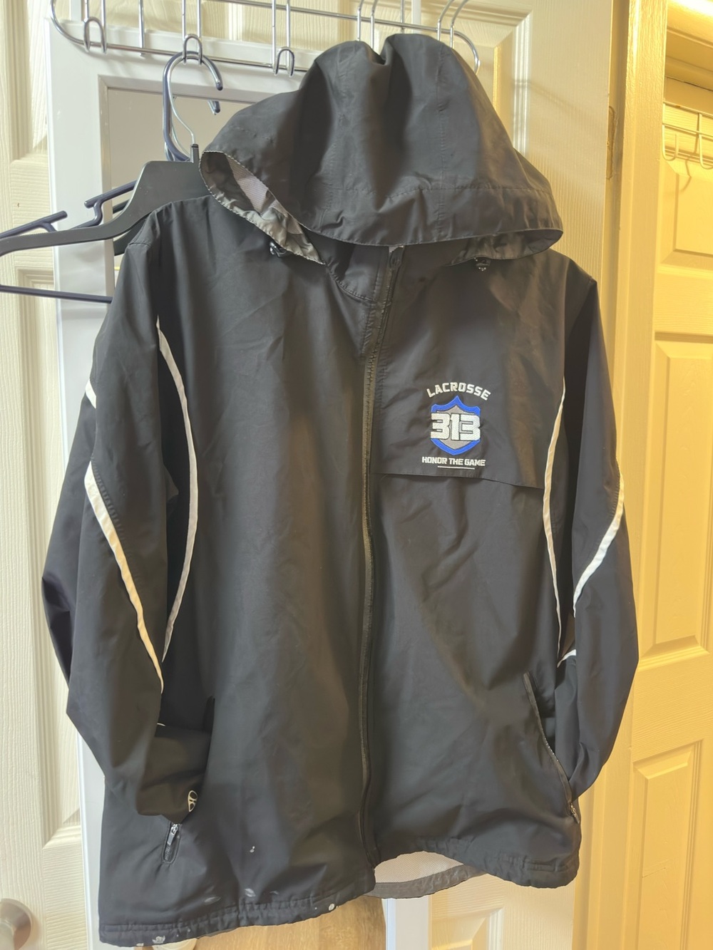 Holloway Black Jacket with Gray Lining